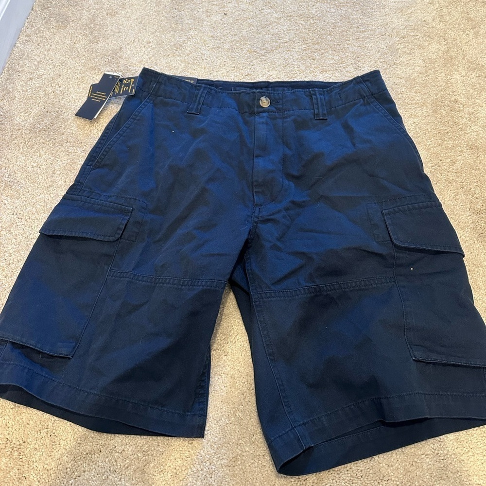 Polo Ralph Lauren Aviator Navy Cargo Shorts 30 NWT